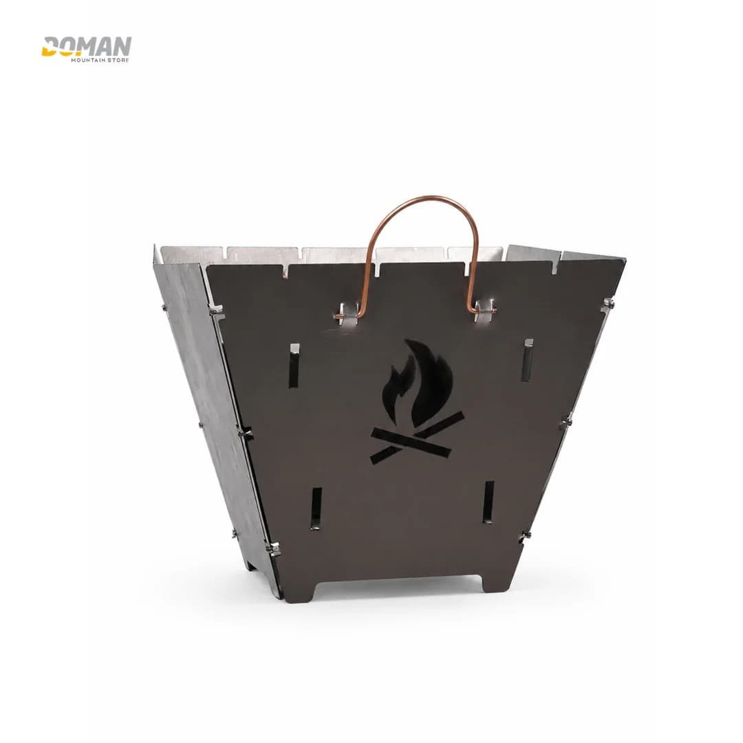 آتشدان کمپینگ آکاردئونی چهار وجهی