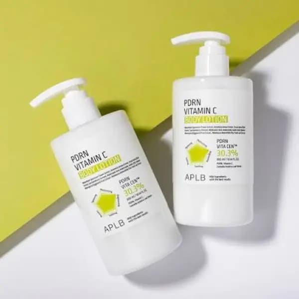 لوسیون بدن مرطوب کننده و روشن کننده APLB PDRN Vitamin C Body Lotion — تصویر ۶