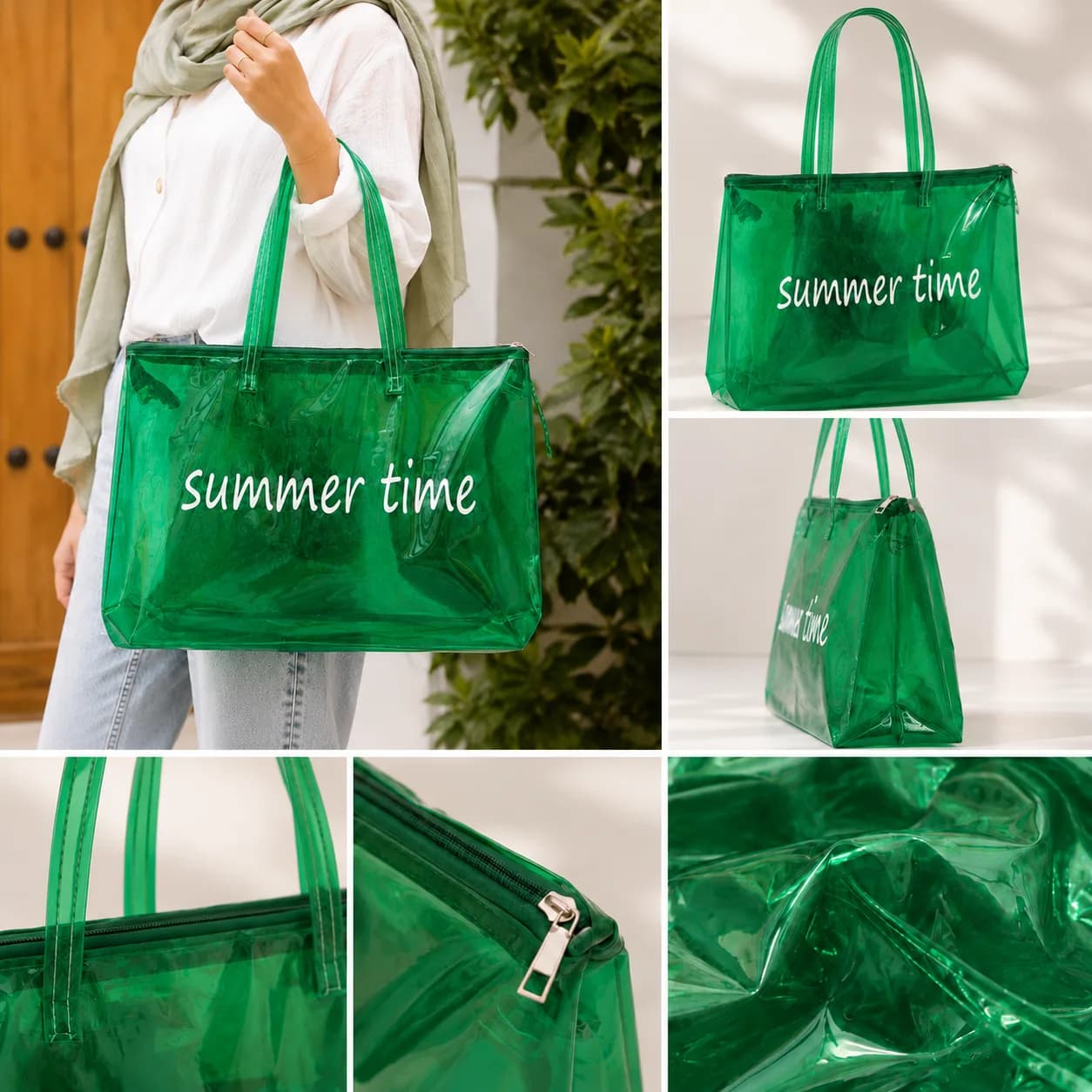 کیف طلقی زنانه Summer Time در دو رنگ — تصویر ۹