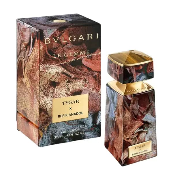 عطر یونیسکس بولگاری لو جم تایگار × رفیک آنادول ادو پرفیوم Bvlgari Le Gemme TYGAR x Refik Anadol Eau de Parfum — تصویر ۴