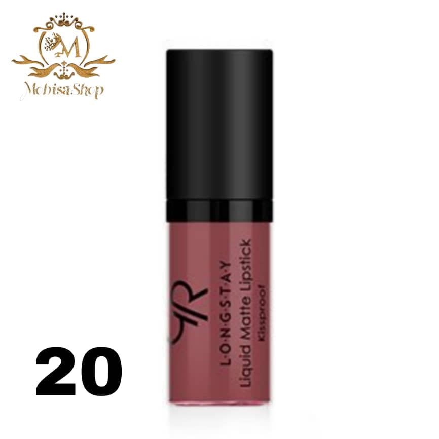 رژ لب مایع مینی گلدن رز Golden Rose شماره 20 — تصویر ۲