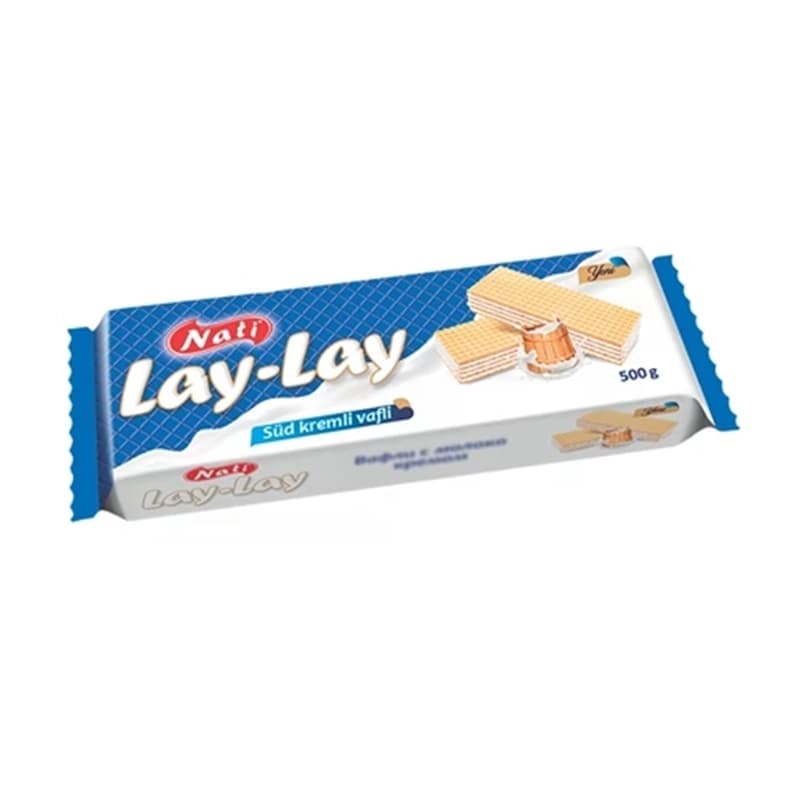 ویفر ناتی لیلی (Nati Lay-Lay) با طعم شیر 500 گرم — تصویر ۲