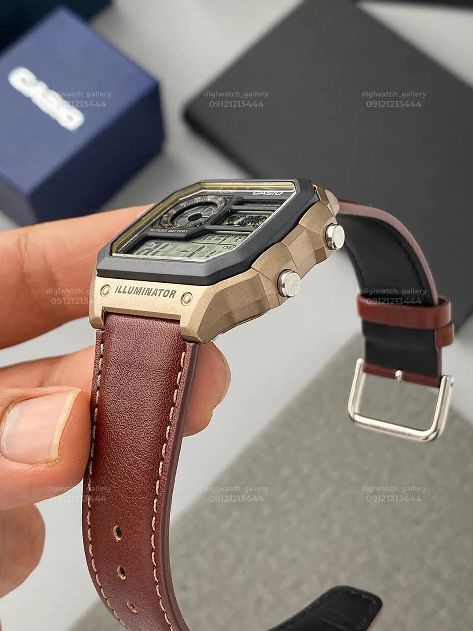 ساعت اورجینال مردانه کاسیو مدل CASIO AE-1200WHL-5AV — تصویر ۱۰