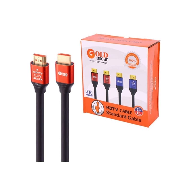 کابل OSCAR HDMI 4K 19+1 25M سرفلزی — تصویر ۲