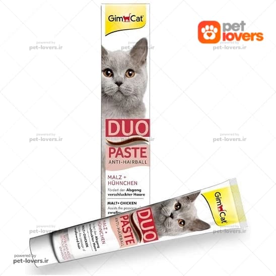 خمیر مالت گربه مدل آنتی هربال طعم مرغ جیم کت Gim Cat وزن 50 گرم — تصویر ۳