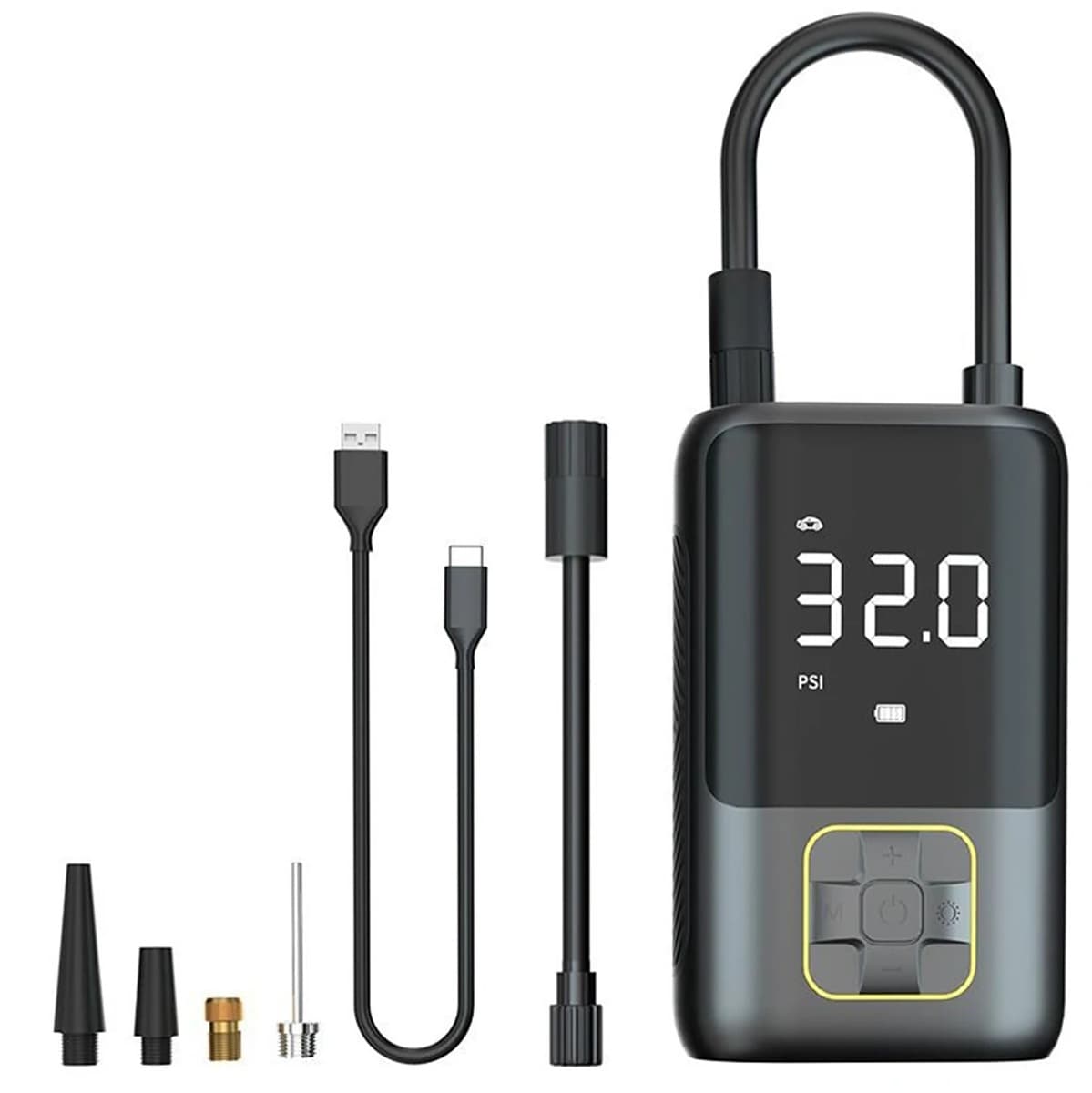 پمپ باد شارژی و پاوربانک مدل AJT-8566