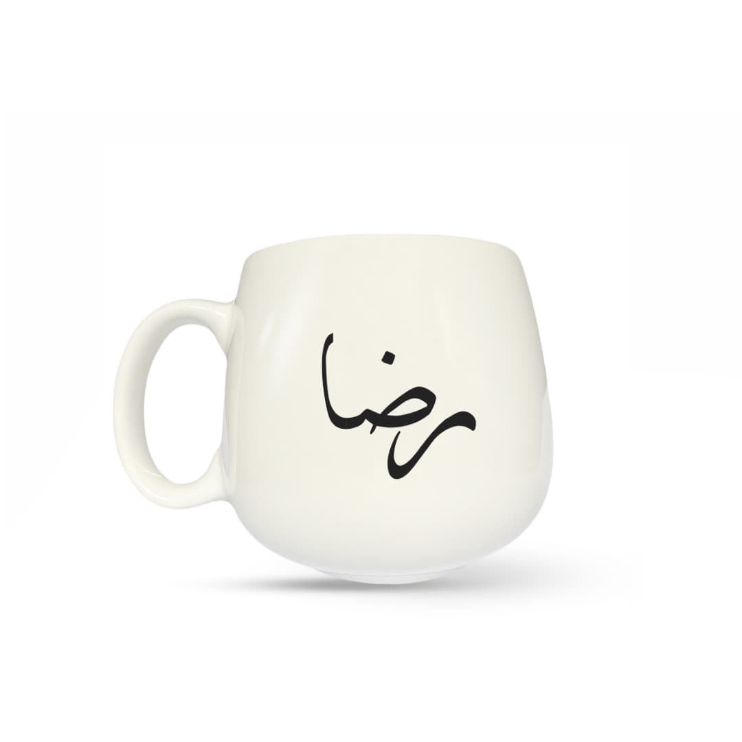 ماگ اسم طرح رضا کد 5033