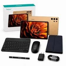 تبلت سیم کارت خور telzeal p202 | صفحه نمایش 11 اینچی | حافظه 64 رم ۴ | همراه ماوس و کیبورد و قلم و کیف محافظ و شارژر — تصویر ۳