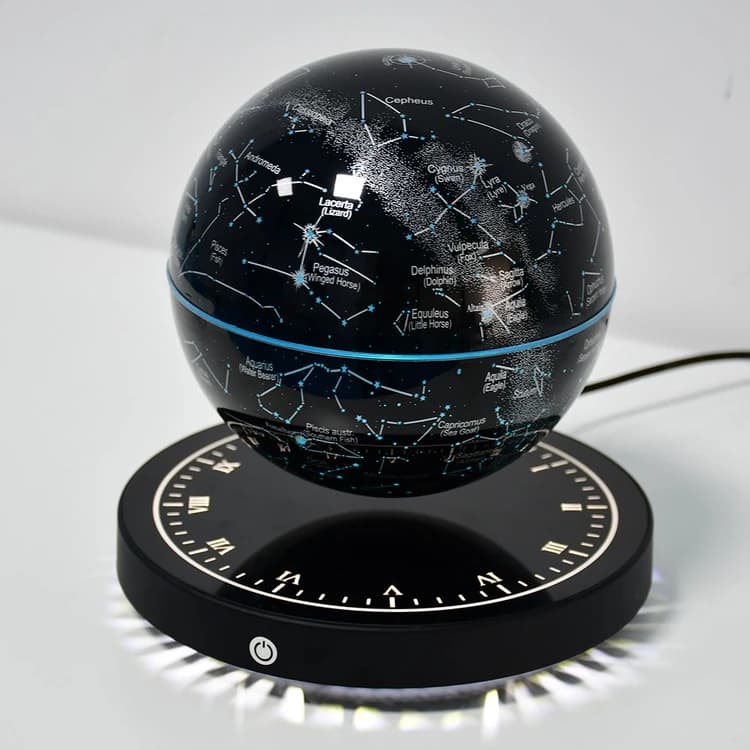 کره صور فلکی مغناطیسی معلق مدل کهکشان کد 22|HCNT Levitating LED Star Globe