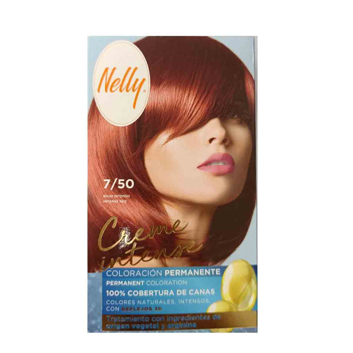 کیت رنگ مو نلی NELLY مدل Creme Intense شماره 7/50 — تصویر ۲