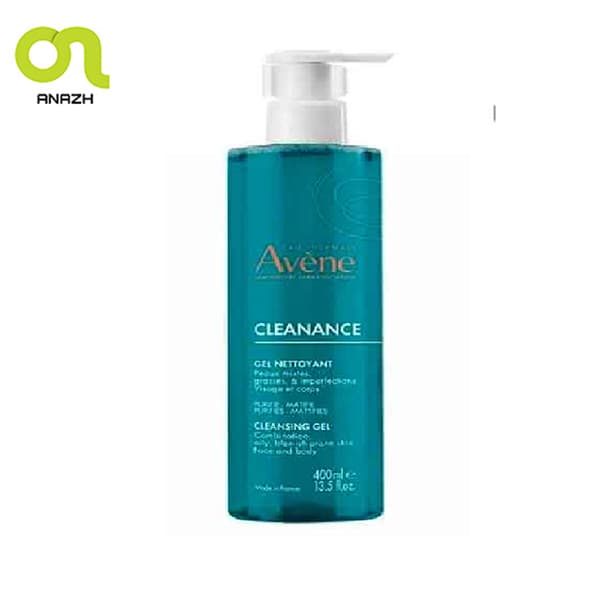 ژل شستشوی اون Avene مدل کلینانس Cleanance پوست چرب و مختلط-اناژ — تصویر ۲