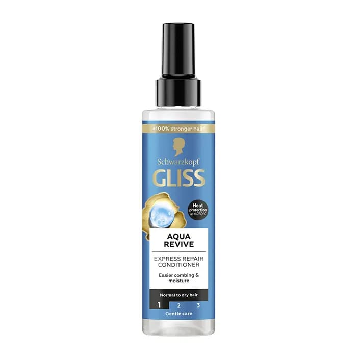 اسپري دوفاز گليس مناسب موهاي نرمال و خشك 200 ميل AQUA REVIVE gliss — تصویر ۵
