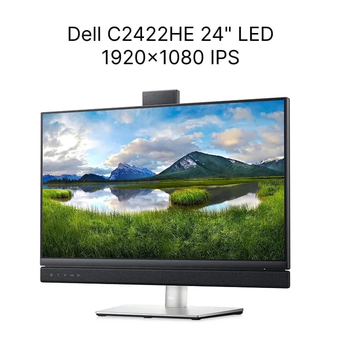 مانیتور استوک فریم لس Dell C2422HE | 24 اینچ | IPS | Full HD | USB-C