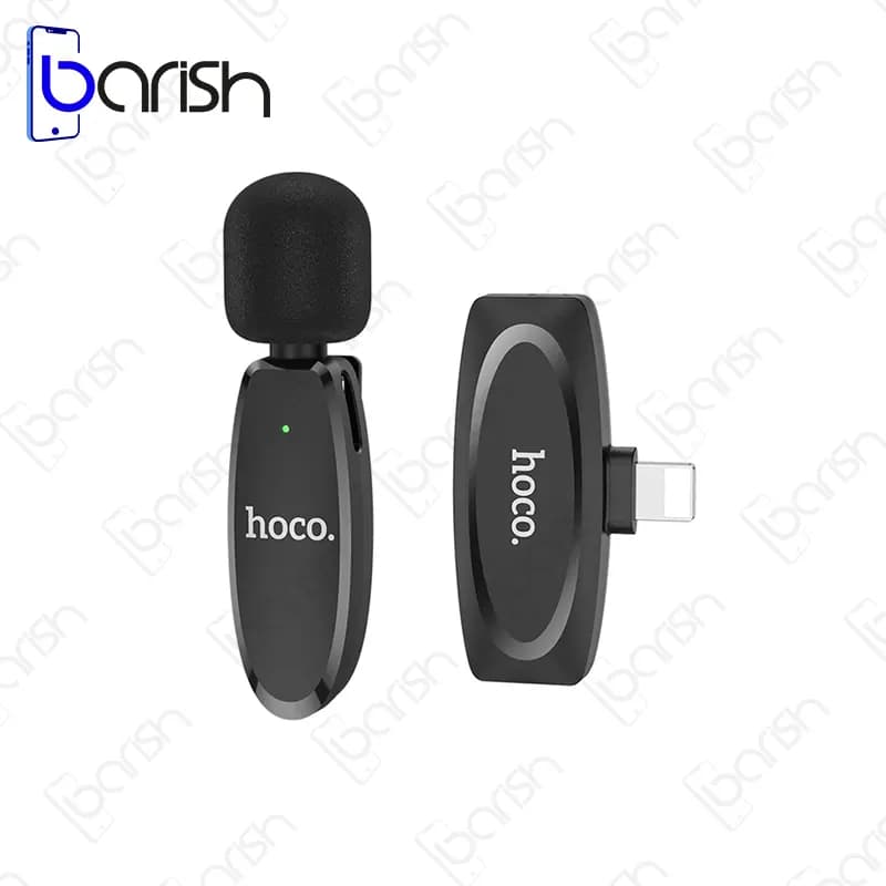 میکروفون یقه ای بلوتوثی لایتنینگ هوکو مدل L15 — تصویر ۵