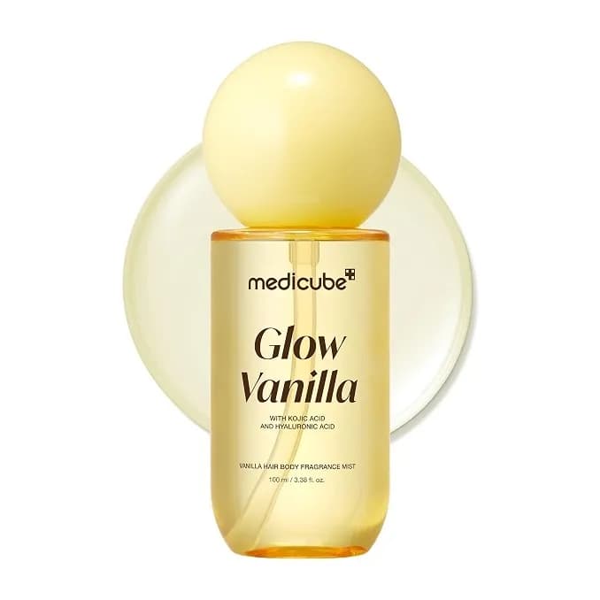 میست خوشبو کننده و آبرسان مو و بدن وانیل مدی کیوب | Medicube Glow Vanilla — تصویر ۸