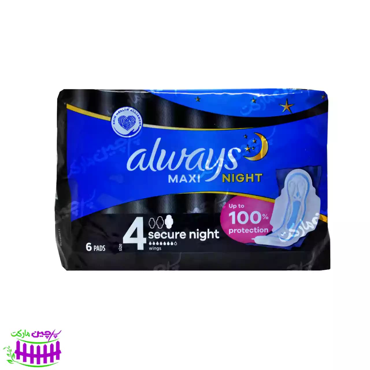 نوار بهداشتی بلند ویژه شب مکسی آلویز 6 تایی – always