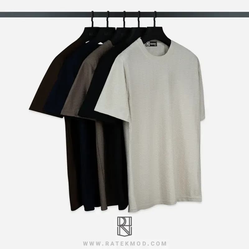 تیشرت باکسی آستین سه ربع طرح آوید پارچه مراکشی سایز بزرگ و معمولی — تصویر ۷