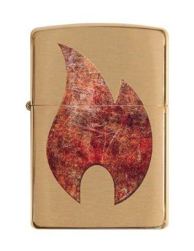 فندک زیپو Zippo 29878 (204B RUSTY FLAME DESIGN) — تصویر ۴