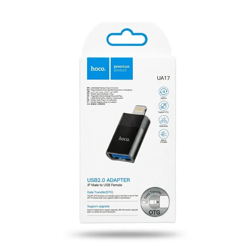 مبدل OTG لایتنینگ هوکو مدل UA17 — تصویر ۵