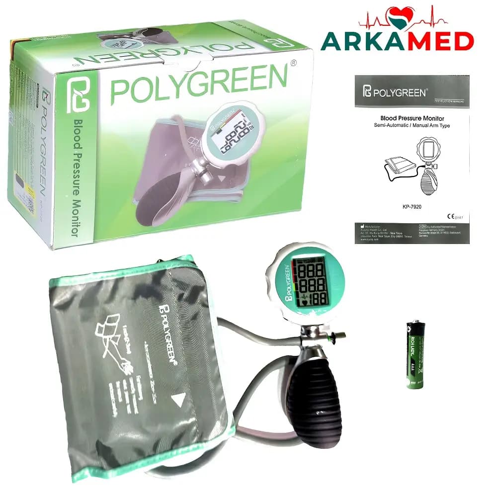 فشارسنج دیجیتال نیمهاتوماتیک POLYGREEN KP‑7920 — تصویر ۵