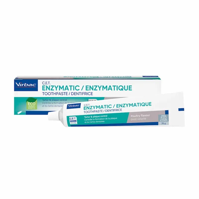خمیر دندان آنزیمی سگ و گربه ویربک | Virbac C.E.T. toothpaste for dogs and cats — تصویر ۳