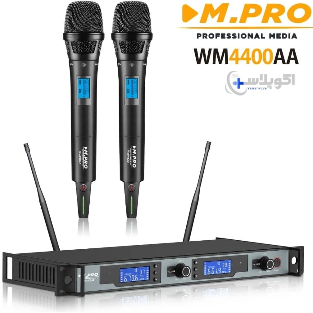 میکروفن بیسیم M.PRO مدل WM4400AA — تصویر ۳