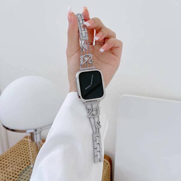 بند استیل سواروسکی اپل واچ — تصویر ۶