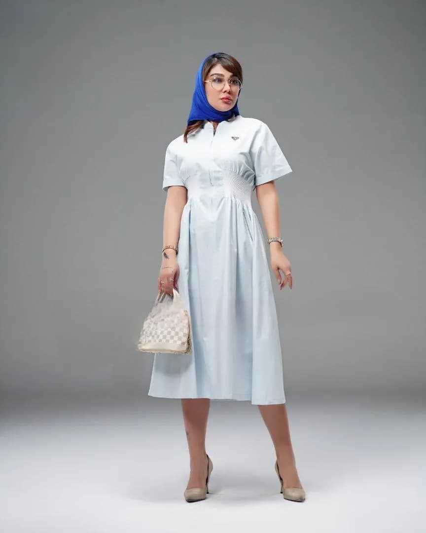 پیراهن سرهمی مدل صنم — تصویر ۷