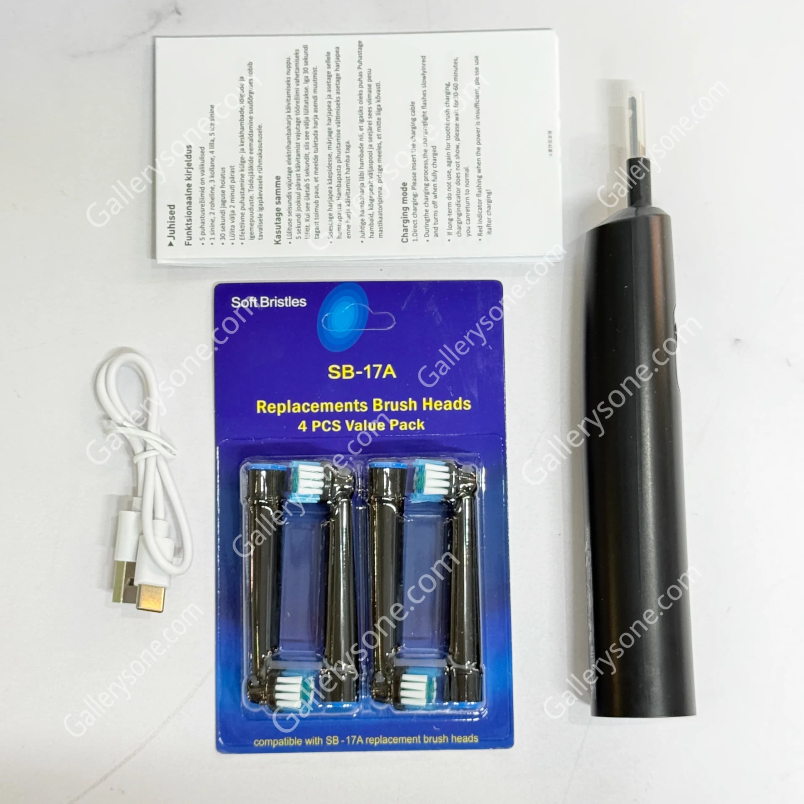 مسواک شارژی Deep Clean SB-17A | 5 حالته و چرخشی — تصویر ۲