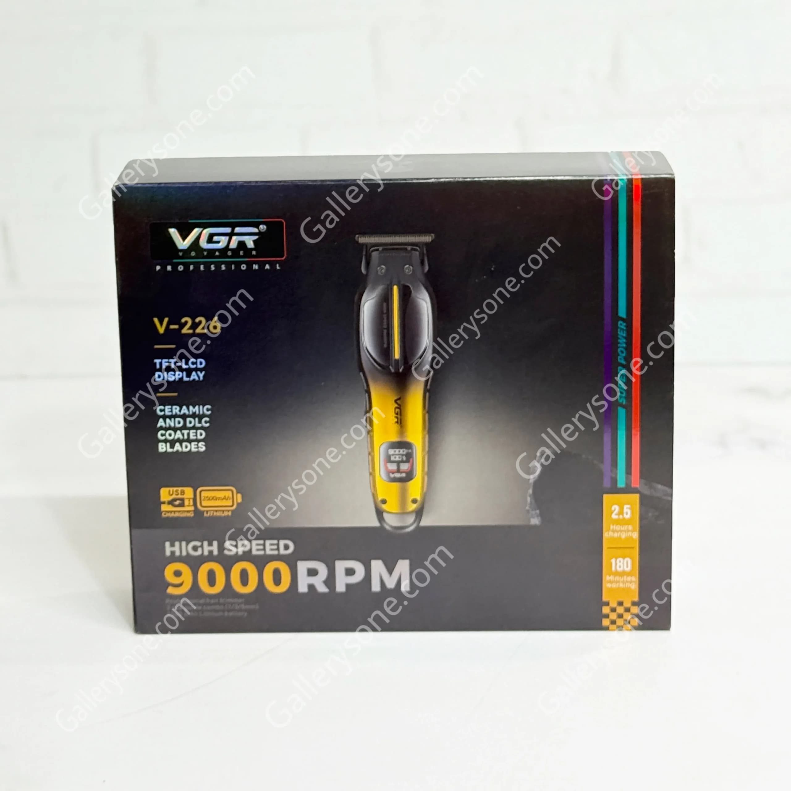 ماشین اصلاح وی جی آر V-226 | خط زن حرفهای 9000 دور