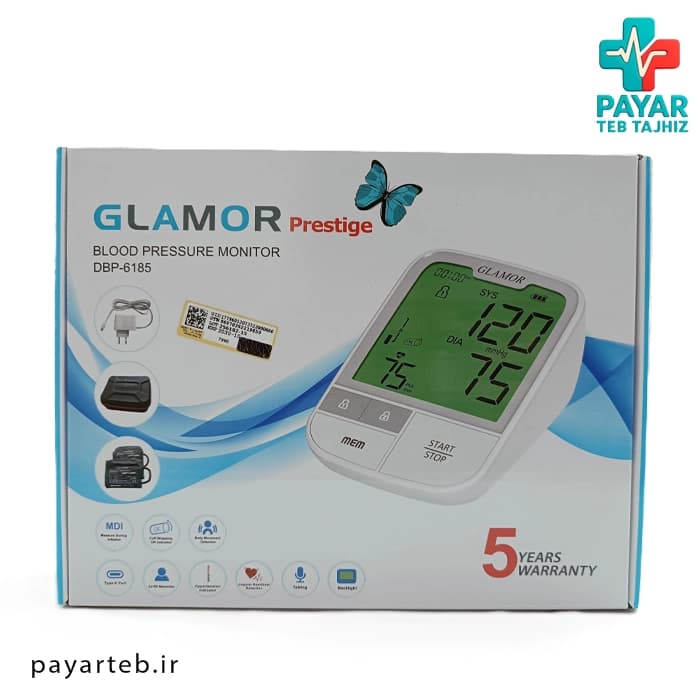 فشارسنج سخنگو فارسی دیجیتال گلامور 6185 GLAMOR — تصویر ۴
