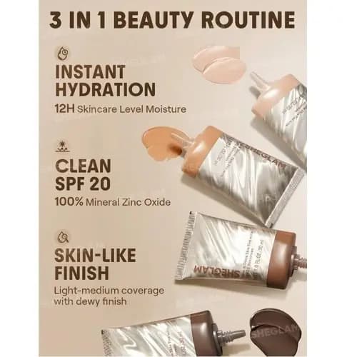 تینت صورت دارای SPF 20 شیگلم SHEGLAM — تصویر ۱۰