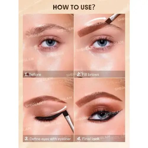 پالت چشم و ابرو ژله ای شیگلم SHEGLAM — تصویر ۶