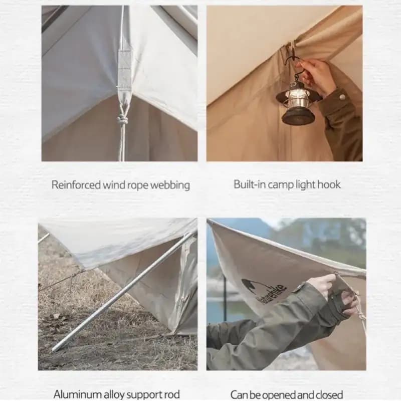 چادر 2-3 نفره نیچرهایک مدل Naturehike NH20ZP011 — تصویر ۵
