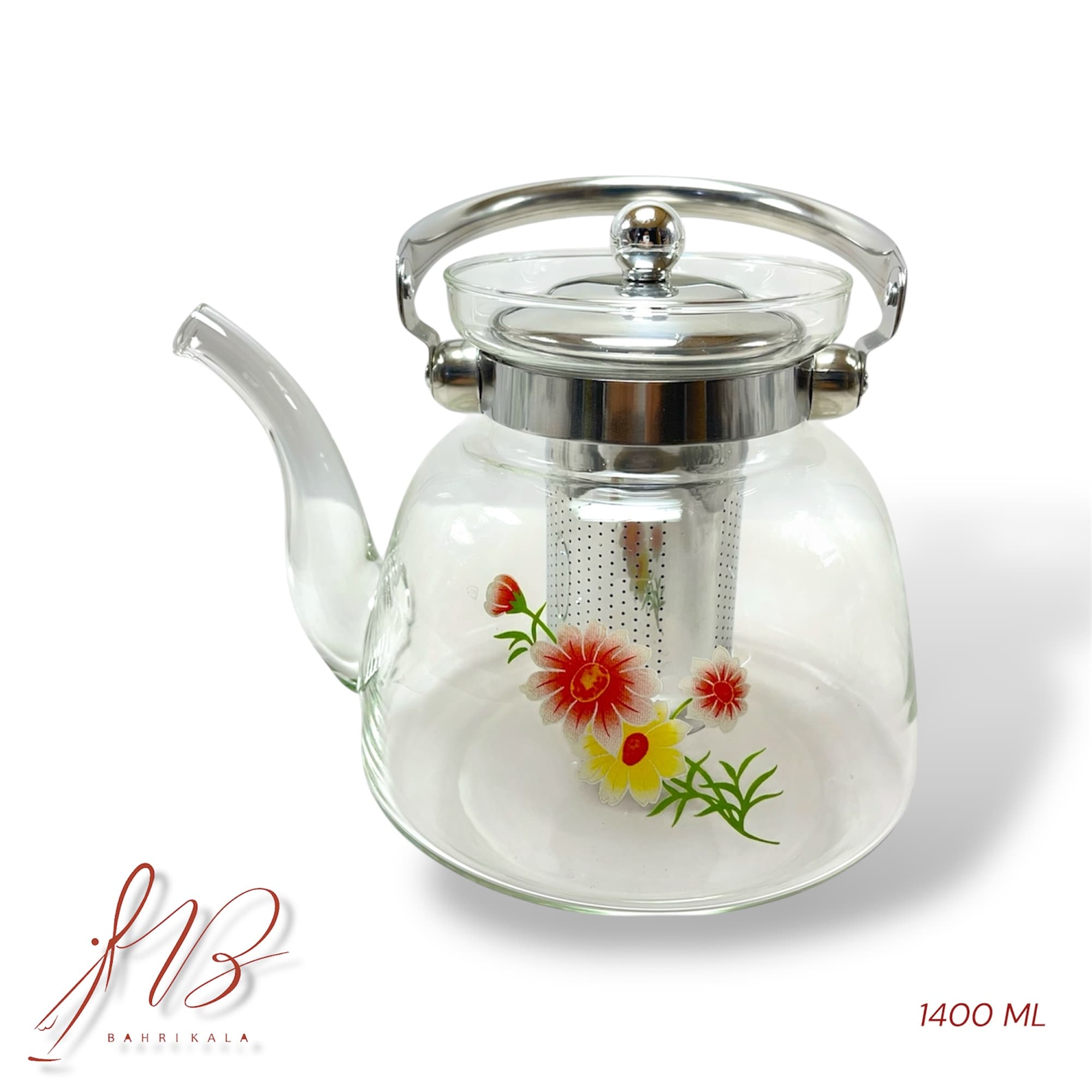 کتری پیرکس گلدار ناتالی 1400میل — تصویر ۳