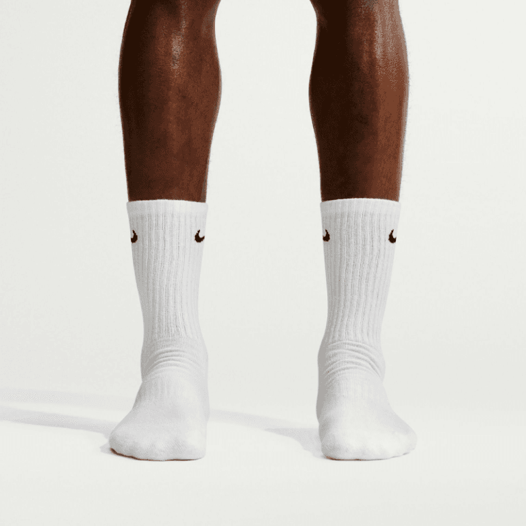 جوراب ورزشی ساق بلند نایک Nike Sport Socks (پک دو جفتی) سفید — تصویر ۱۱