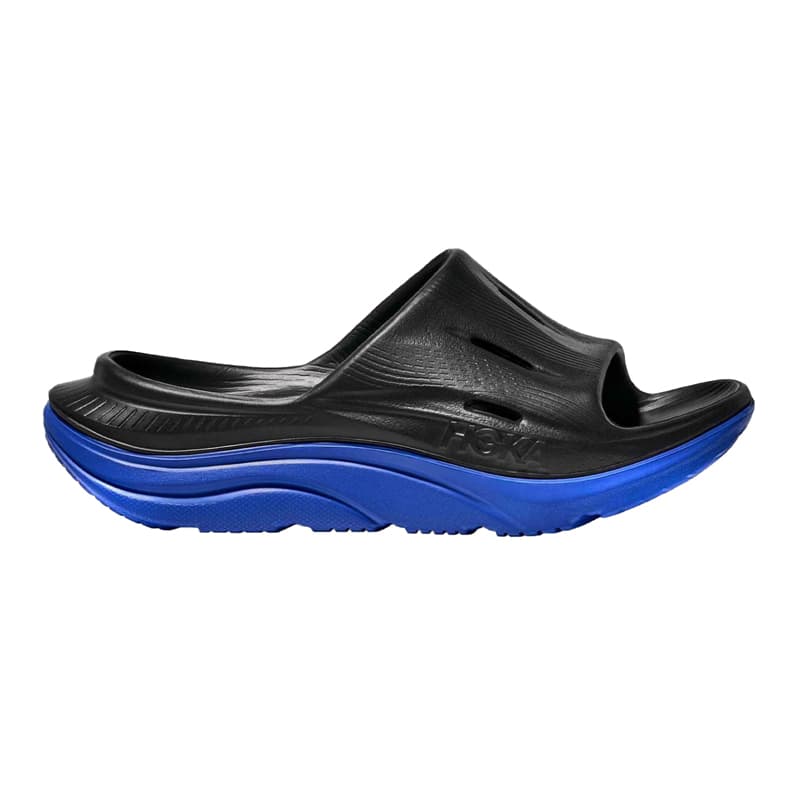 صندل ورزشی هوکا Hoka Ora Recovery Slides 3 مشکی آبی — تصویر ۹
