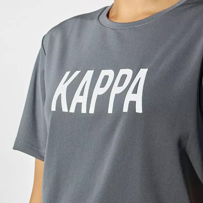 تیشرت ورزشی زنانه کاپا Kappa Sport Short Sleeves T-Shirt طوسی — تصویر ۳