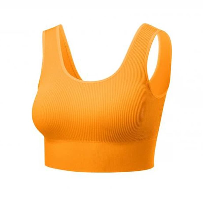 نیم تنه ورزشی کریویت Crivit Sport bra 01 نارنجی — تصویر ۶
