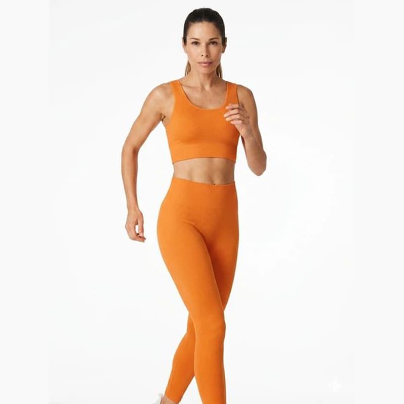 نیم تنه ورزشی کریویت Crivit Sport bra 01 نارنجی — تصویر ۸