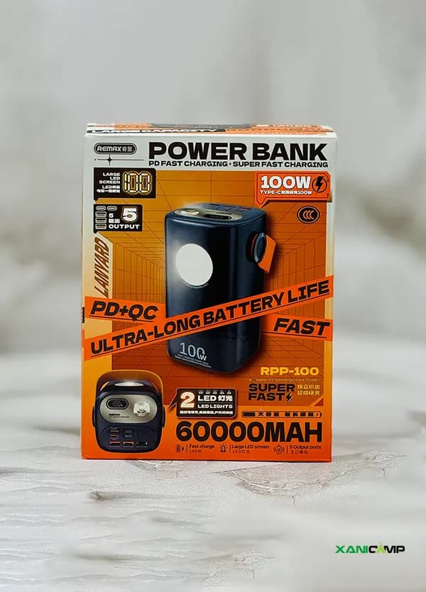 پاور بانک 60000 ریمکس مدل RPP-100 — تصویر ۴