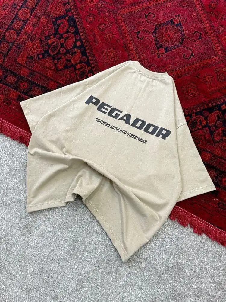 تیشرت باکسی PEGADOR دونخ پنبه رنگبندی — تصویر ۸