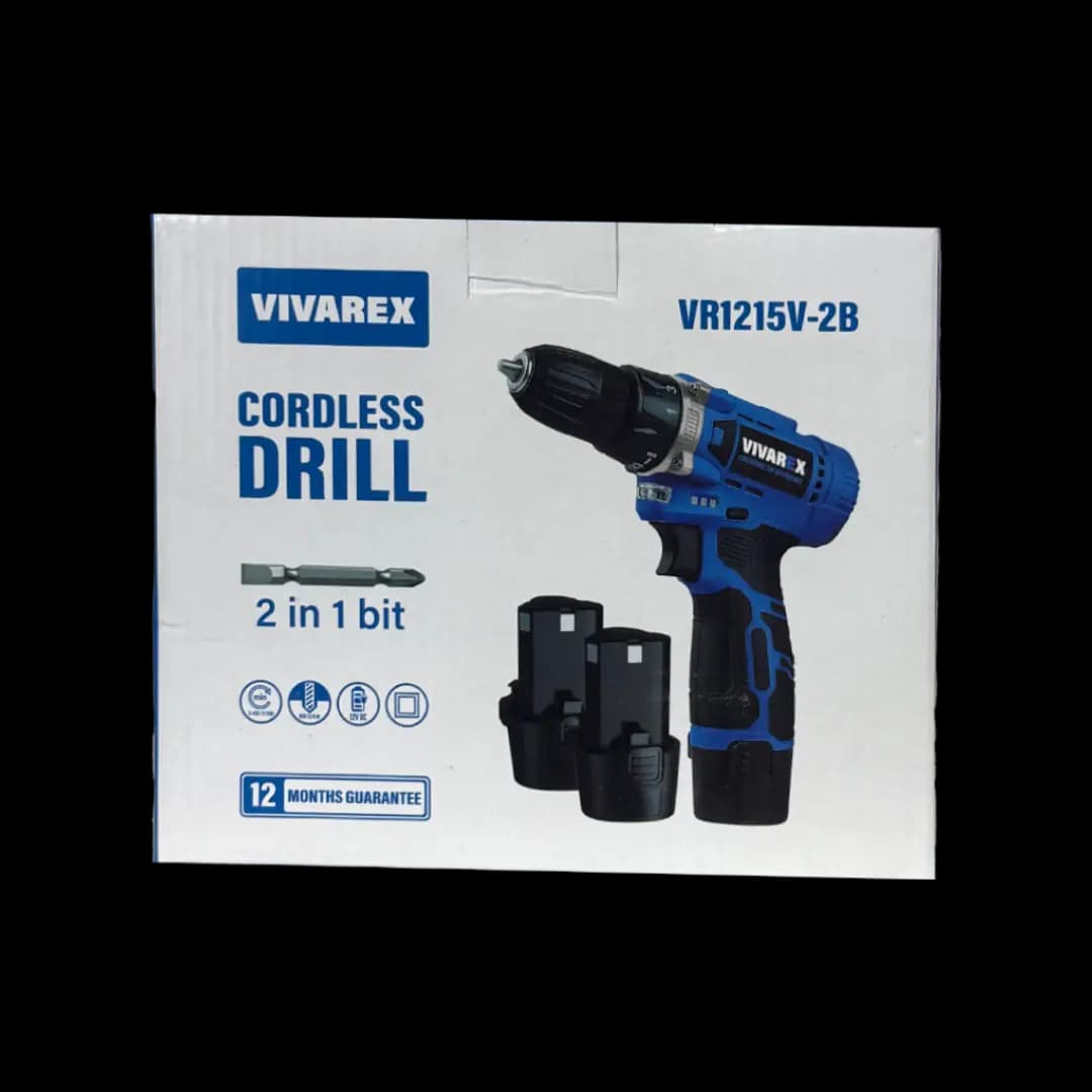 دریل پیچ گوشتی شارژی 12 ولت دو باتری ویوارکس مدل VR1215-2B — تصویر ۷