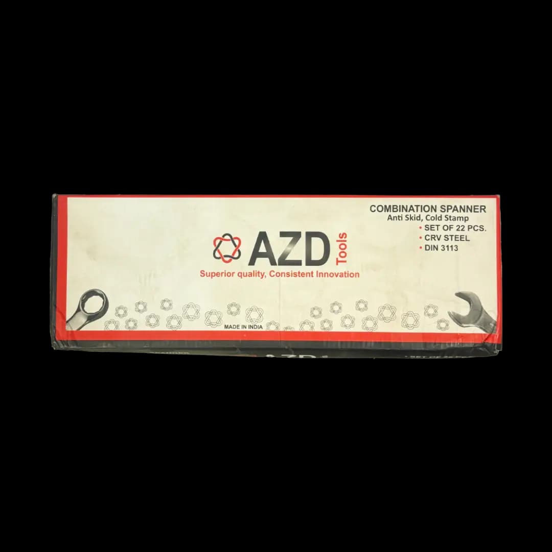 ست آچار یکسر رینگ یکسر تخت 22 عددی 6تا32 َAZD ای زد دی مدل SMT-22 — تصویر ۲