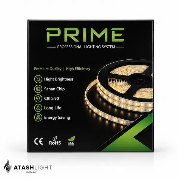ریسه نواری 220 ولت تراکم 120 PRIME