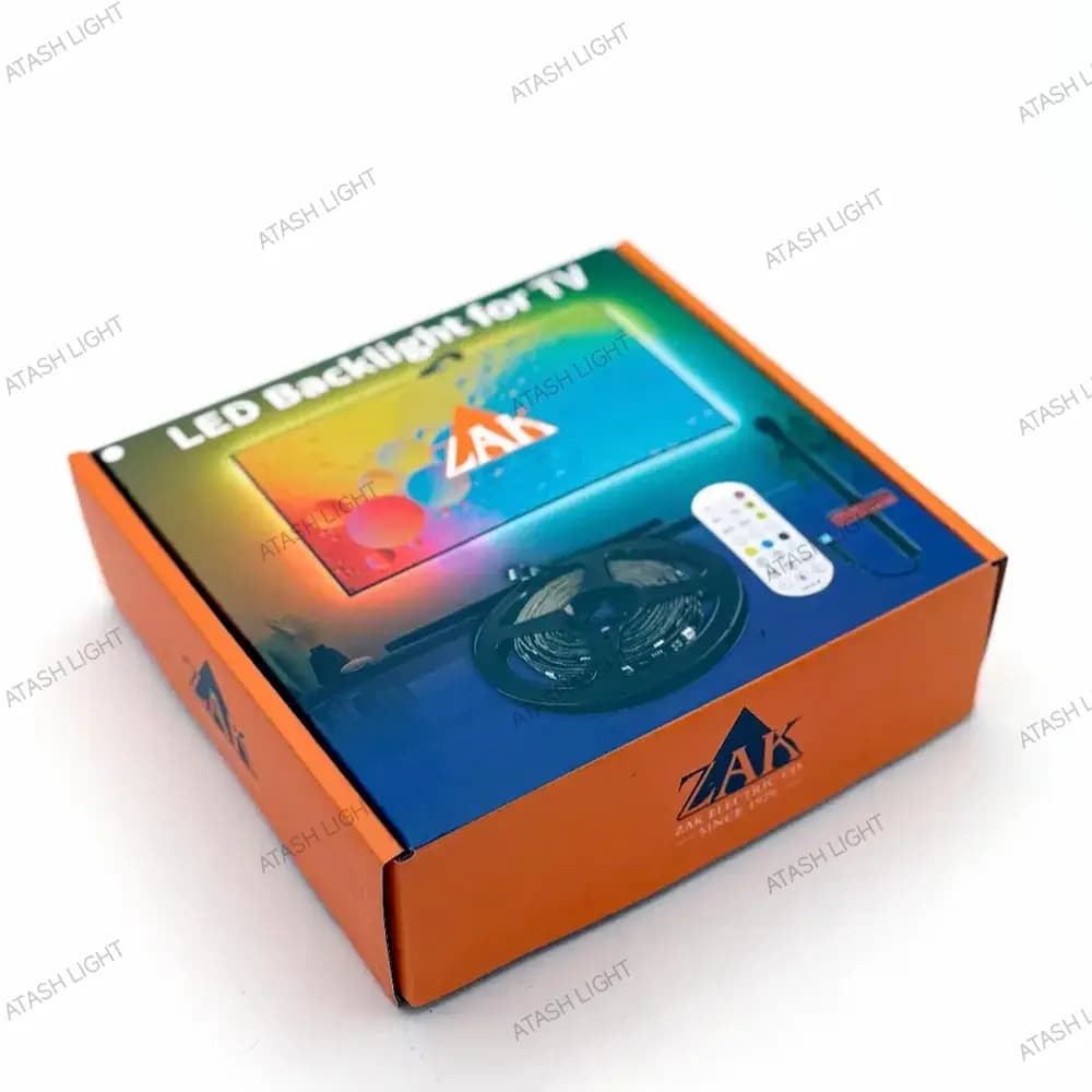 ریسه هوشمند نورپردازی RGB پشت تلوزیون ZAK — تصویر ۷