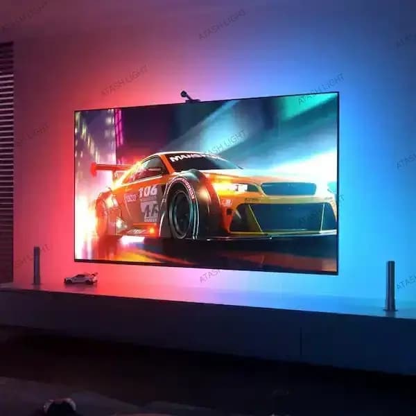 ریسه هوشمند نورپردازی RGB پشت تلوزیون ZAK — تصویر ۸