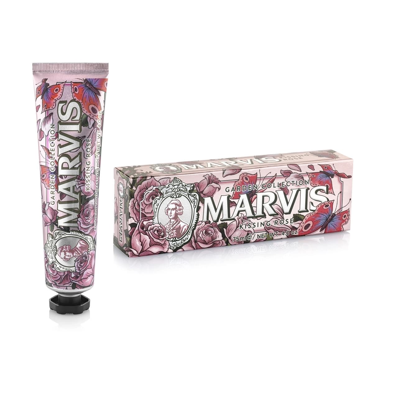 خمیر دندان مارویس MARVIS مدل KISSING ROSE حجم 75 میل — تصویر ۴