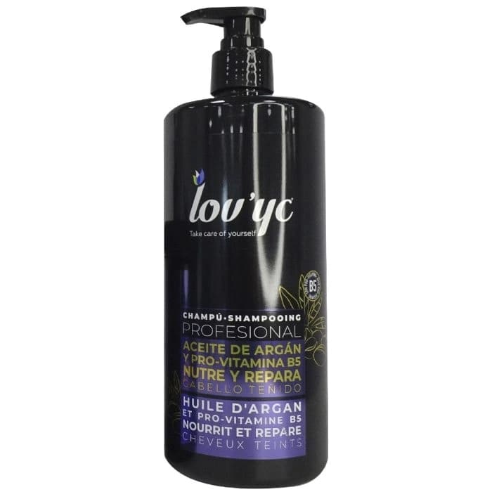 شامپو سر هلندی لاویک Shampoo Lov Yc Cheveux حاوی روغن آرگان مخصوص موهای رنگشده ۷۵۰میل