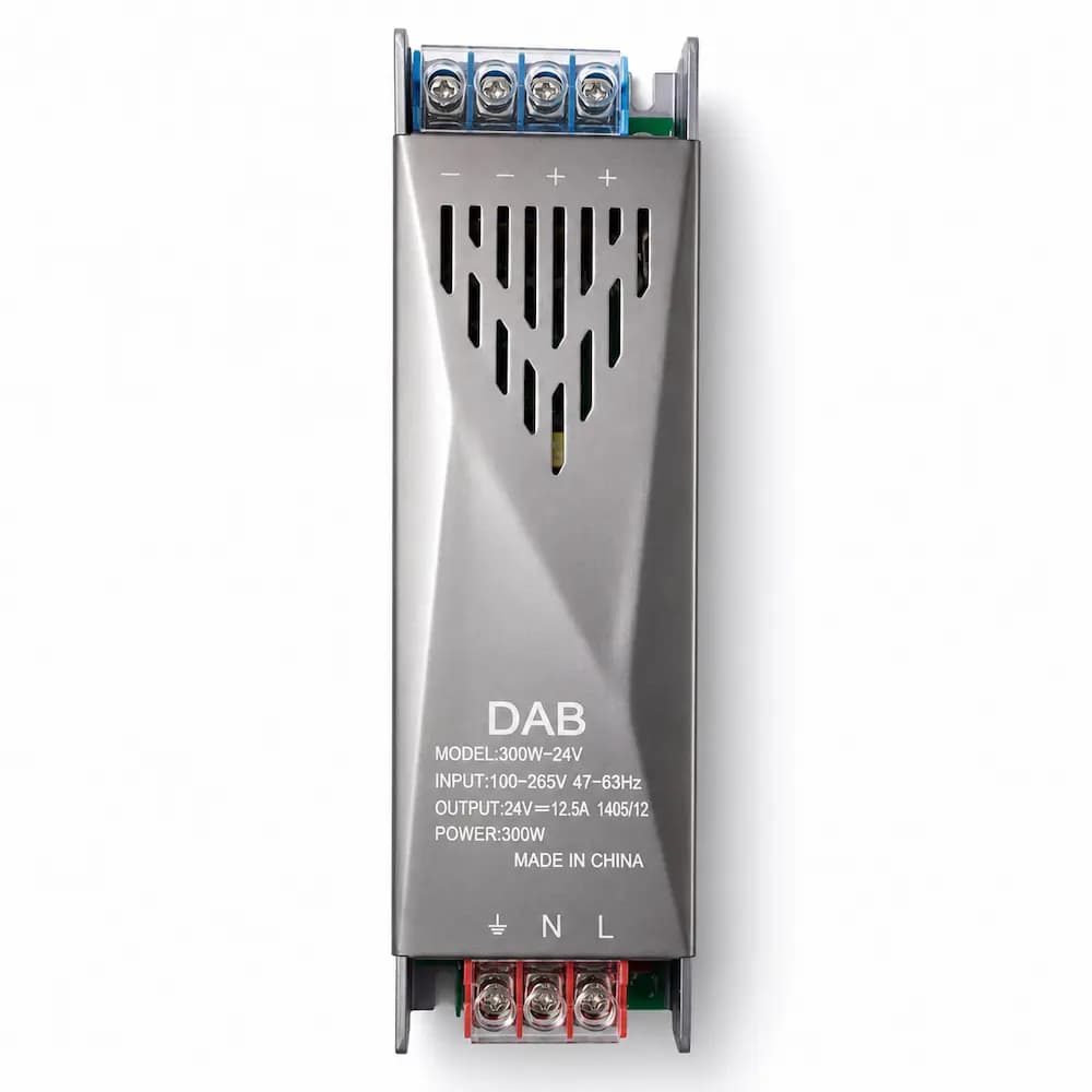 سوییچینگ 24 ولت 300 وات 12.5 آمپر اسلیم DAB